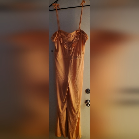 Vintage 70s Summer Jumpsuit by PBJ - Picture 2 of 9